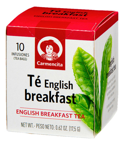 Chá English Breakfast Esp Carmencita 17,5gr