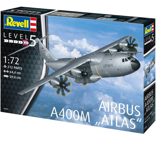 Airbus A400m  Atlas  Luftwaffe - 1/72 Revell 03929 -toystime