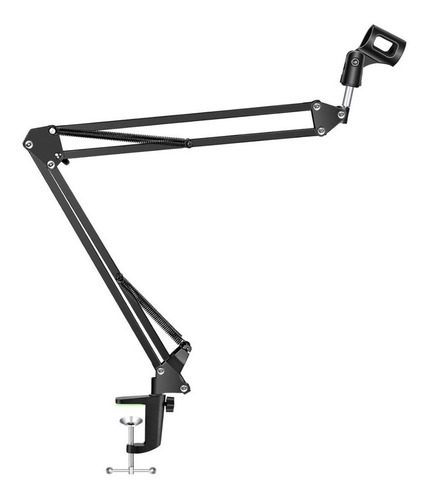 Imagen 2 de 4 de Soporte Micrófono Brazo Articulado Escritorio + Araña Mic