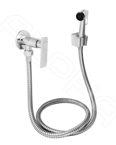 Ducha Higiênica Luxo Metal Cromado Acionamento 1/4 Volta C73