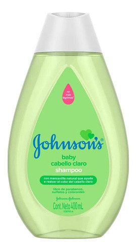 Shampoo Johnsons Baby Cabello Claro Original 400ml