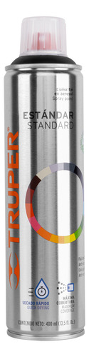 Pintura En Aerosol Negro Mate 400 Ml Truper 19033