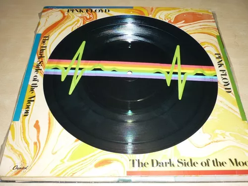 Pink Floyd The Dark Side of the Moon pintado en vinilo - enmarcado y listo  para colgar. El arte de los discos de vinilo