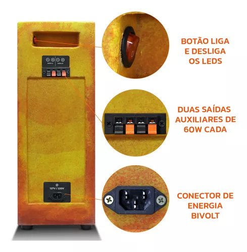 Pressao som automotivo - Caixa bob completa 850 Zap 999167241