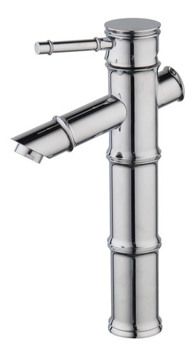 Imagen 4 de 9 de Grifería Monocomando Cascada Bamboo Alto Para Vanitory