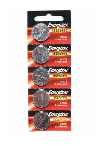 Pila De Litio Cr2032 Energizer 3 Volts Tira Con 5 Piezas