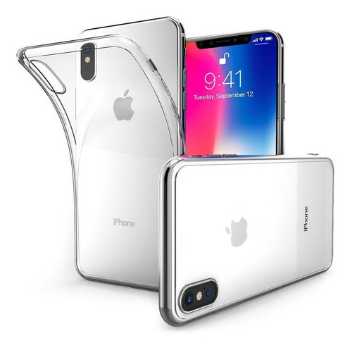 Protector iPhone X Funda Estuche En Silicona Transparente