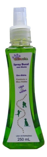 Kit Spray Bucal Menta Cães Gatos + Pasta Dente Petclean