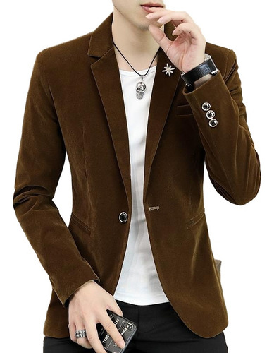 Blazer Slim Traje Moda Sacos Estilo Coreana Para Caballeros