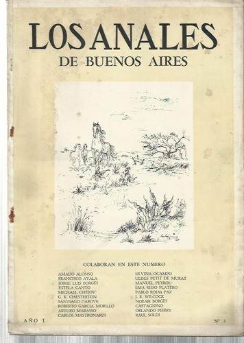 Los Anales De Buenos Aires Nro 3 J L Borges Silvina Ocampo