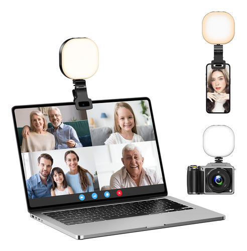 Atumtek Luz De Video Led, Mini Luz De Cmara Para Selfie, Luz