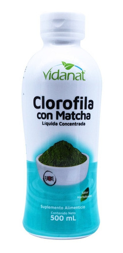 Clorofila Liquida Con Matcha  Vidanat 500 Ml Envio Full