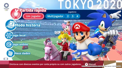 Competições 2D em Mario & Sonic at the Olympic Games Tokyo 2020