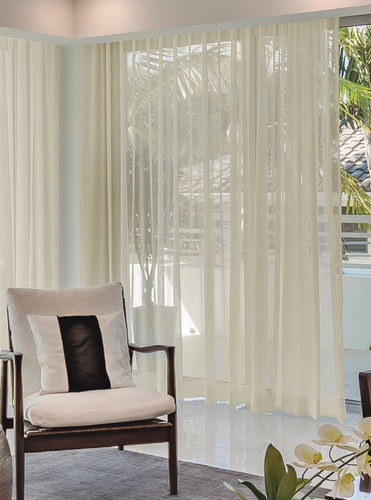 Cortinas Voile Jean Cartier Premium: Elementos De Elegancia