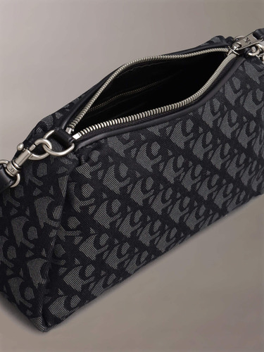 Bolsa Shoulder Negra Calvin Klein De Mujer