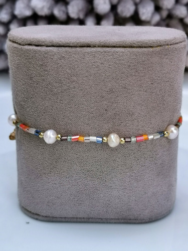 Pulsera Canutillo Con Perla (m: 15p2)