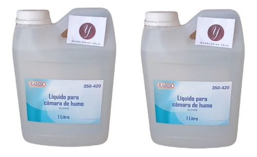Liquido Para Maquina De Humo Duracion 350-420 2 Litros