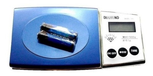 Minibáscula digital portátil de bolsillo con precisión de 0,1 A 500 g