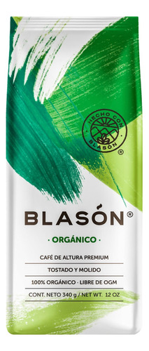 Café Grano Molido Blasón Orgánico 340 Gr