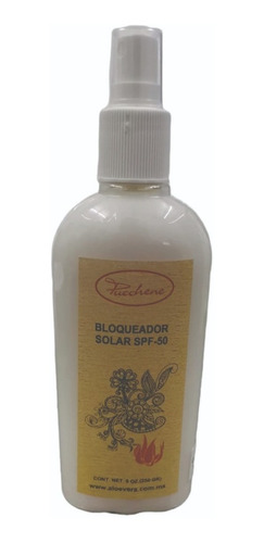 Bloqueador Solar Liquido Con Aloe Vera 250ml