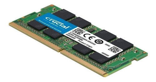 Memoria RAM para portatil gamer color verde 8GB 1 Crucial CT8G4SFS8266