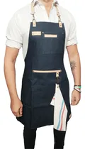 Comprar Delantal De Jean Cocina Barbería Bartender Oficios Arte Color Azul