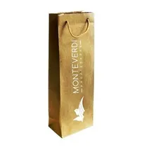 Comprar Bolsas Papel Kraft Manija Hilo P\u002F Botella Vino Licor Bazar