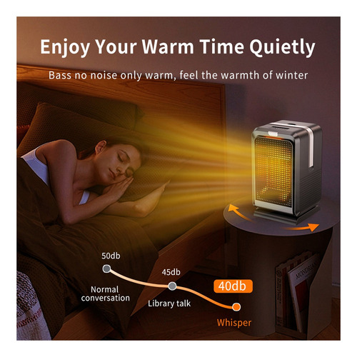 Calentador Eléctrico Con Ventilador De Aire Caliente Para Mo