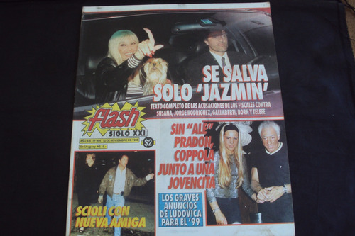 Revista Flash # 964 (10/11/98) Tapa Cris Morena Y Romina Yan