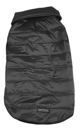 Imagem 8 de 9 de Roupa Cachorro/ Gato Inverno Frio Casaco Nylon Dublado Preto