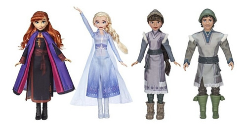 Set De Muñecos De Disney Frozen 2 Anna Elsa Ryder Y Honeymar