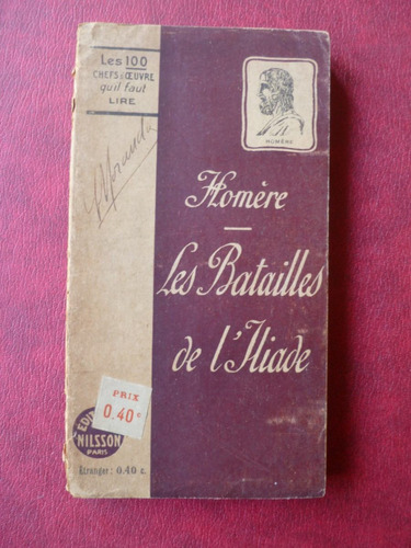 Las Batallas De La Iliada De Homero En Frances