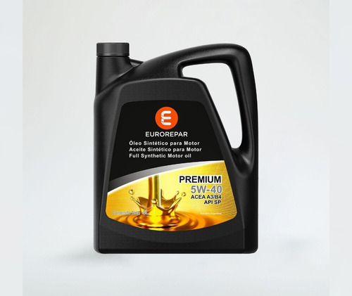 Aceite Eurorepar 5w40 Sintético Premium  4 Litros