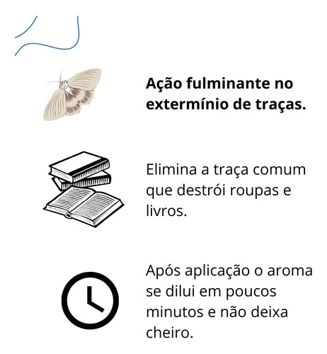 Kit 3 Anti Traça Jimo 300ml Aerosol Sem Cheiro Forte Oferta