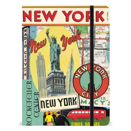 Cuaderno Vintage De Nueva York Cavallini De 6 Por 8 Pul...