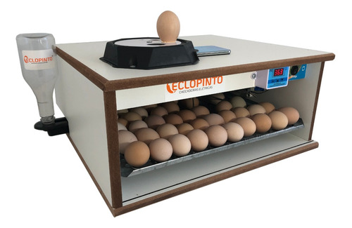 Chocadeira 90 Ovos + Ovoscópio Automática, Ar Forçado...