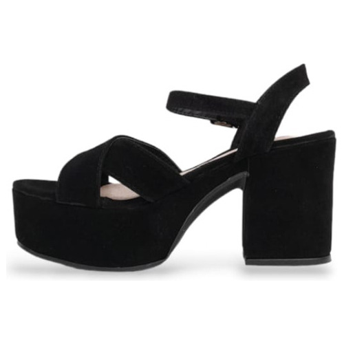 Imagen 4 de 4 de Sandalias Roma Gamuza Black