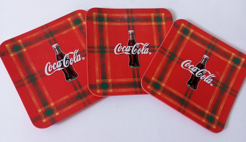 Coca Cola Posa Vasos De Goma (valor Por 3)