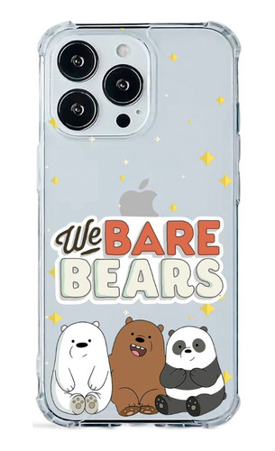 Case Funda Protector Osos Escandalosos Transparente Motorola