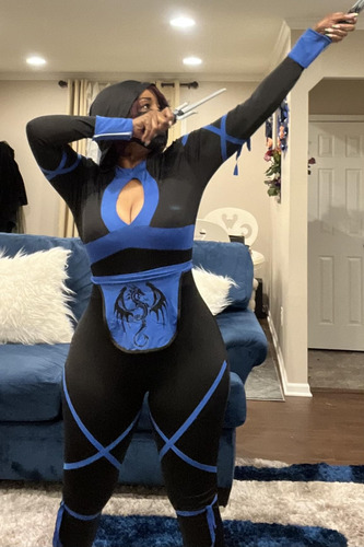 Disfraz De Ninja Guerrera Para Mujer Ideal Para Halloween O Fiesta Temática