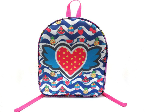 Bolso Morral Mini Escolar Piña Corazon Alas Unicornio