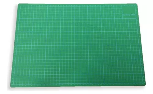 Base Tabla Tablero De Corte A1 Medidas 90x60 Cm Patchwork Color Verde  Oscuro