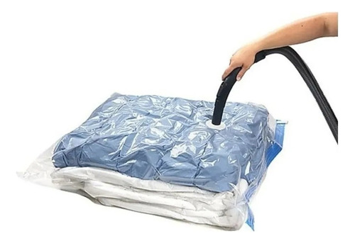 Pack 2 Bolsas Al Vacío Xl Para Comprimir 50x60cm Ropa Cama