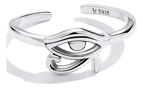 Anillo Ojo De Ra De Plata 925 Cuotas sin inter s