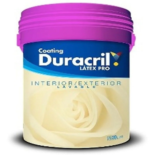 Duracril Pintura Latex Interior Exterior Lavable Pro 20 Lts