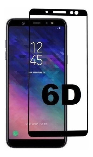Vidrio Templado Full Cover 9h Para Samsung A6 2018 