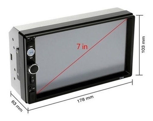 Radio De Coche - Estéreo De Coche 7010b Mirrorlink 2 Din