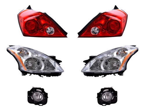 Faros Ppales Niebla Calaveras Depo P/ Nissan Altima 10 Al 12