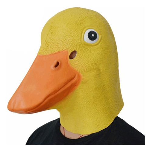 Para Mascara Cabeza Pato Animal Latex Halloween Navidad