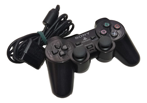 Control Mando Joystick Playstation 2 Ps2 Dualshock Original Negro (Reacondicionado)